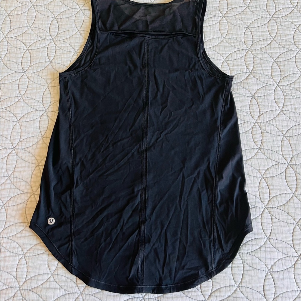 lululemon athletica Sleek Black Tank Top SIZE X SMALL NWOT